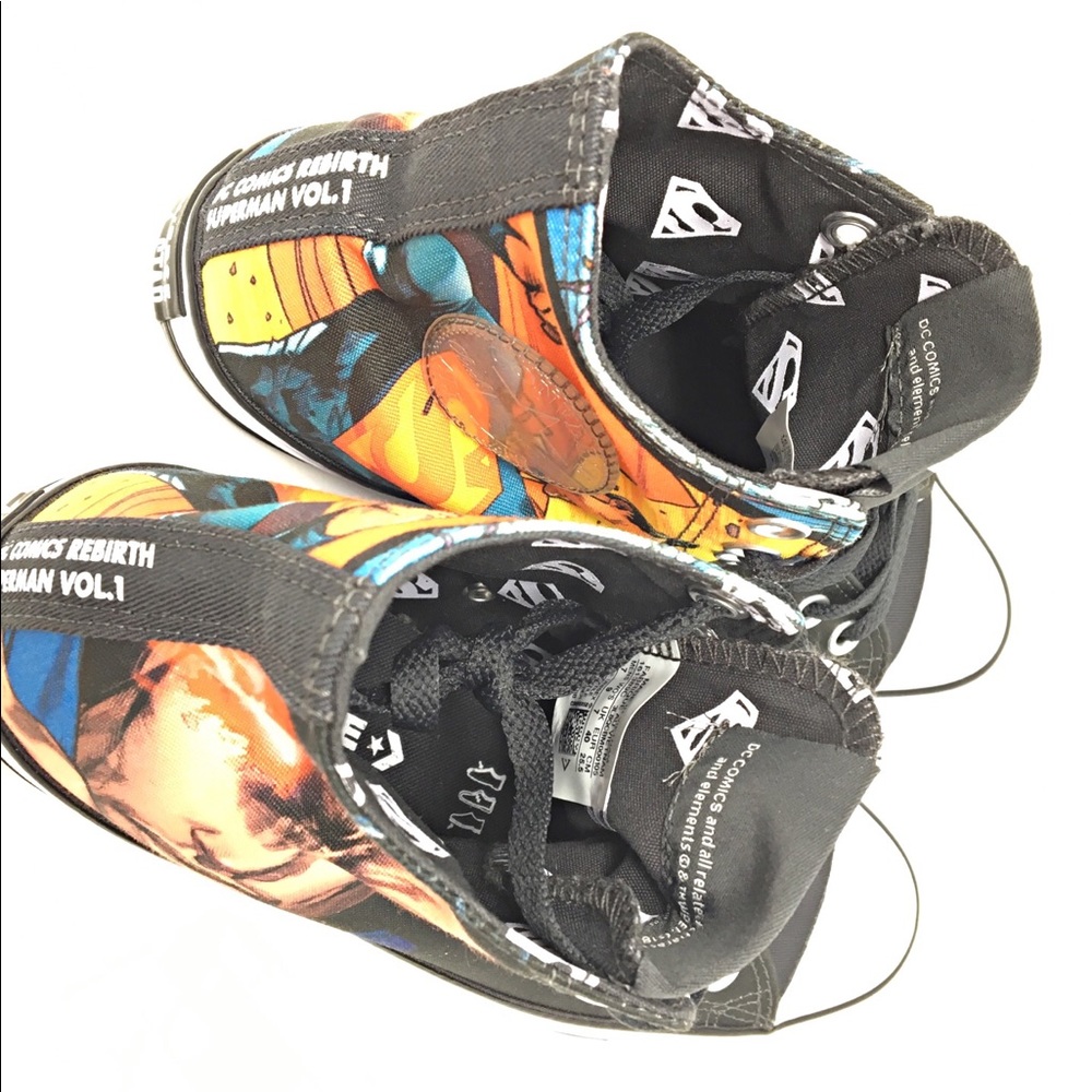 (51) Converse Chuck Taylor All Star HI Superman Mens/Womens/Kids Sneakers - Picture 4 of 6